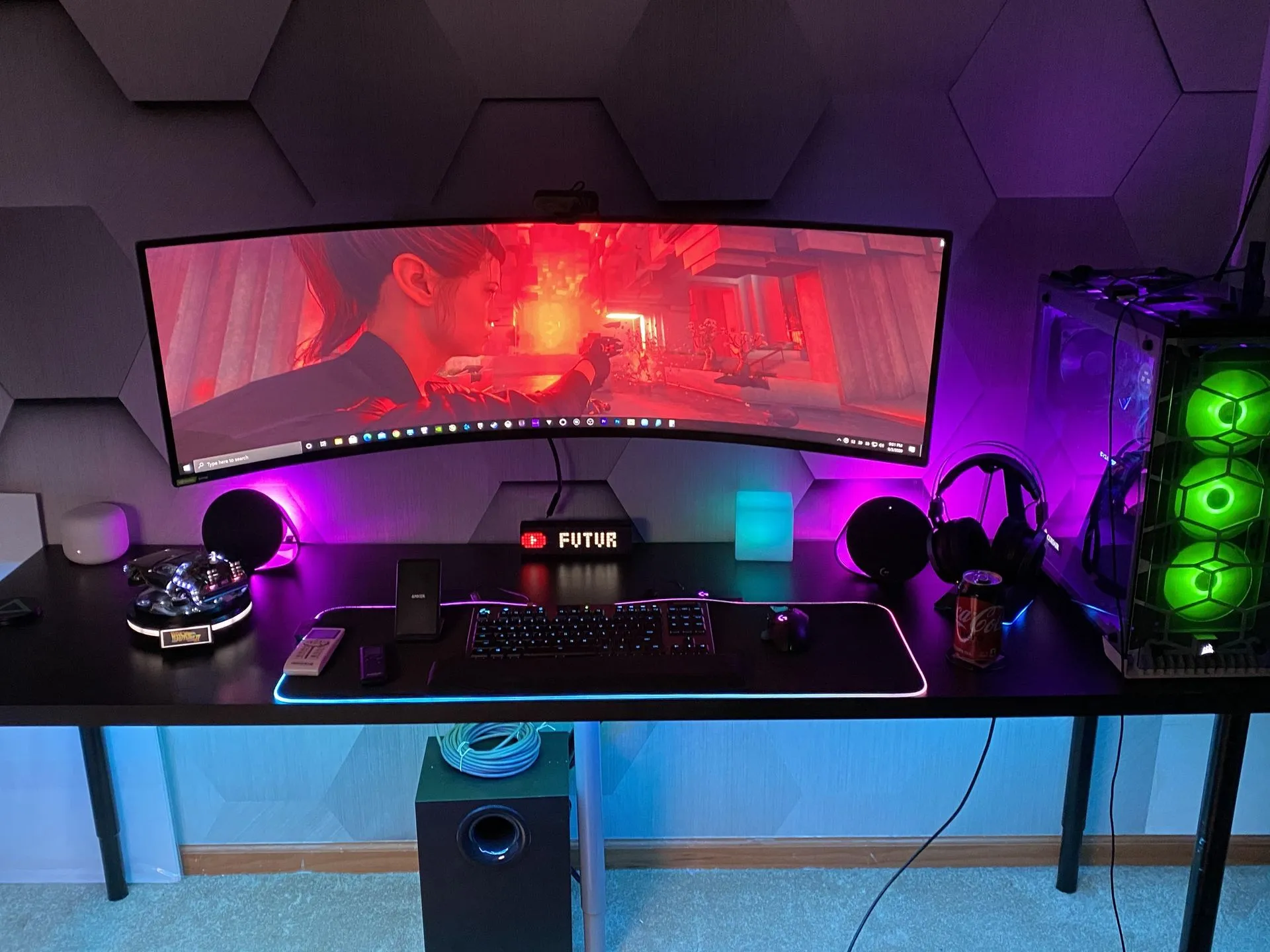 Gaming Computers Jhang lighting keyboard fans